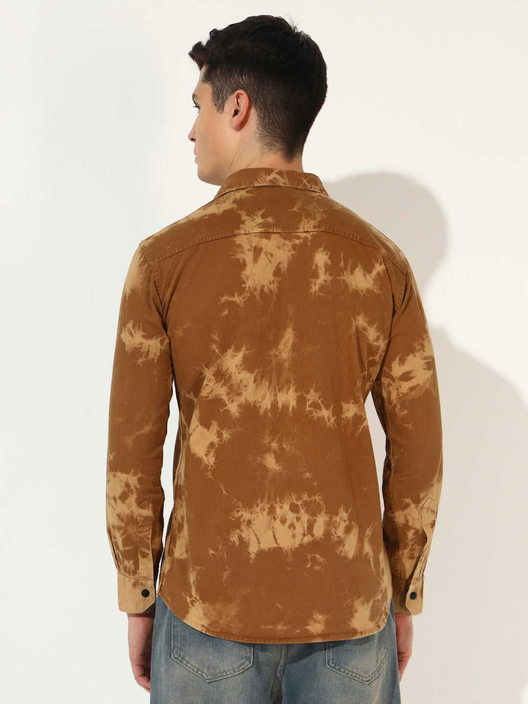 CLOUDBURST DOUBLE POCKET BROWN RFD CARGO SHIRT