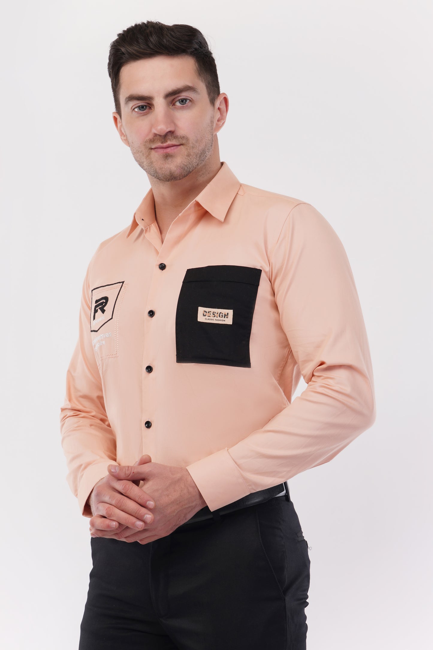 Pale Chestnut Embroidery Shirt