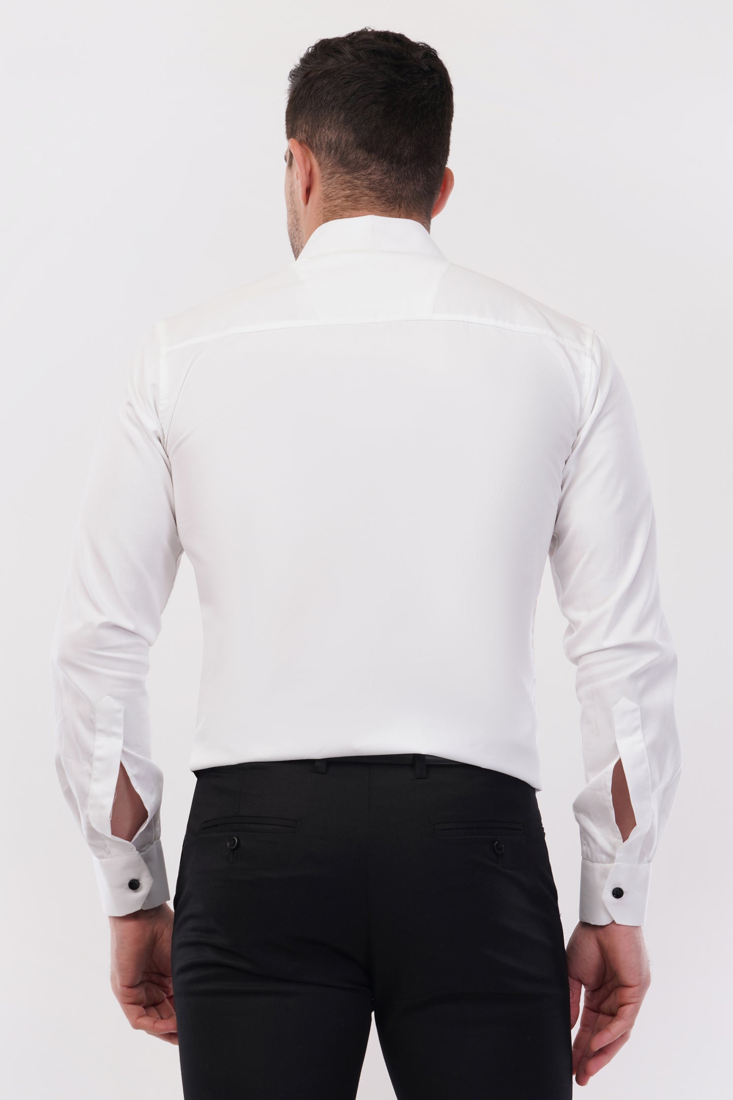 Chalk White Embroidery Shirt