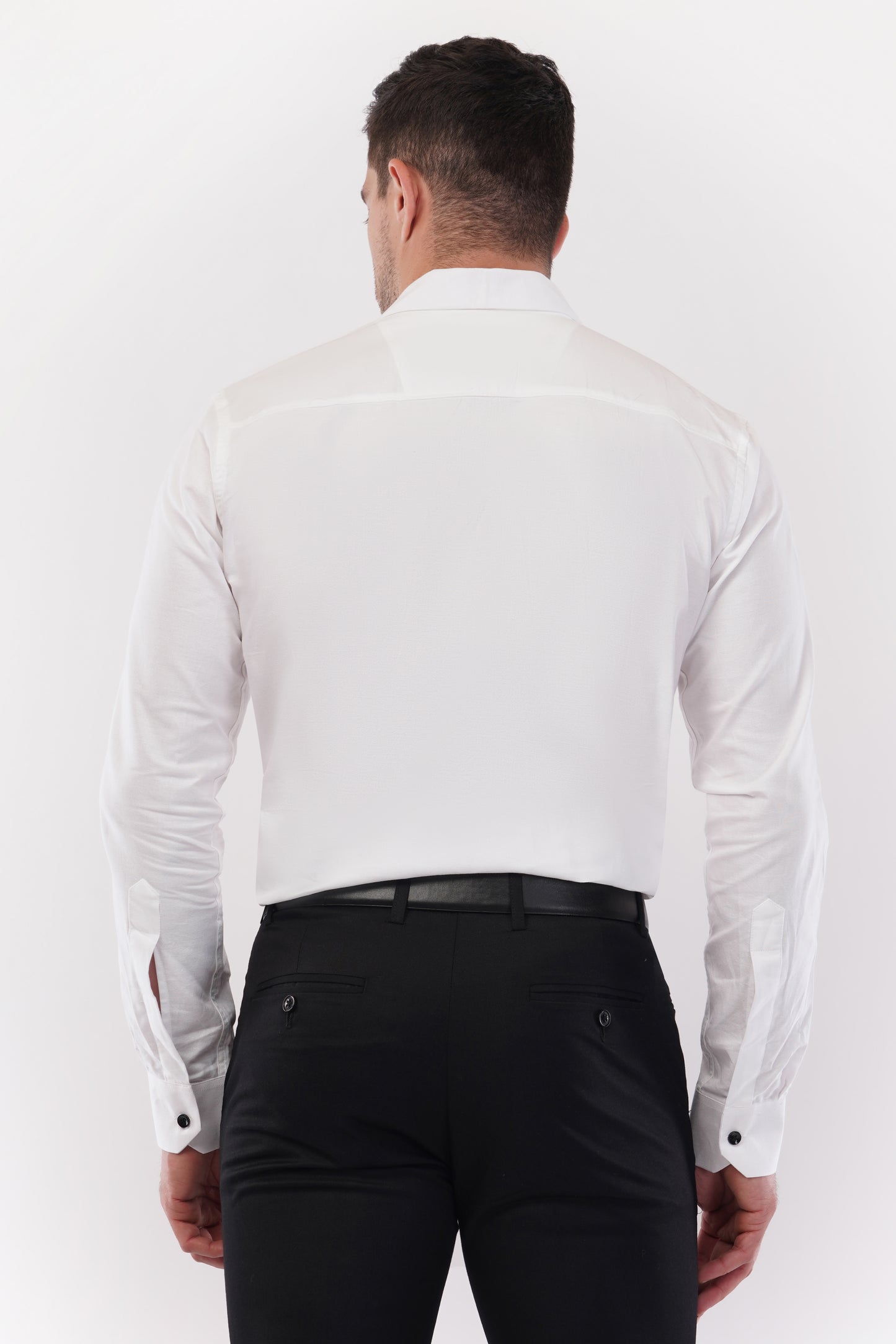 Chalk White Genzy Embroidery Shirt