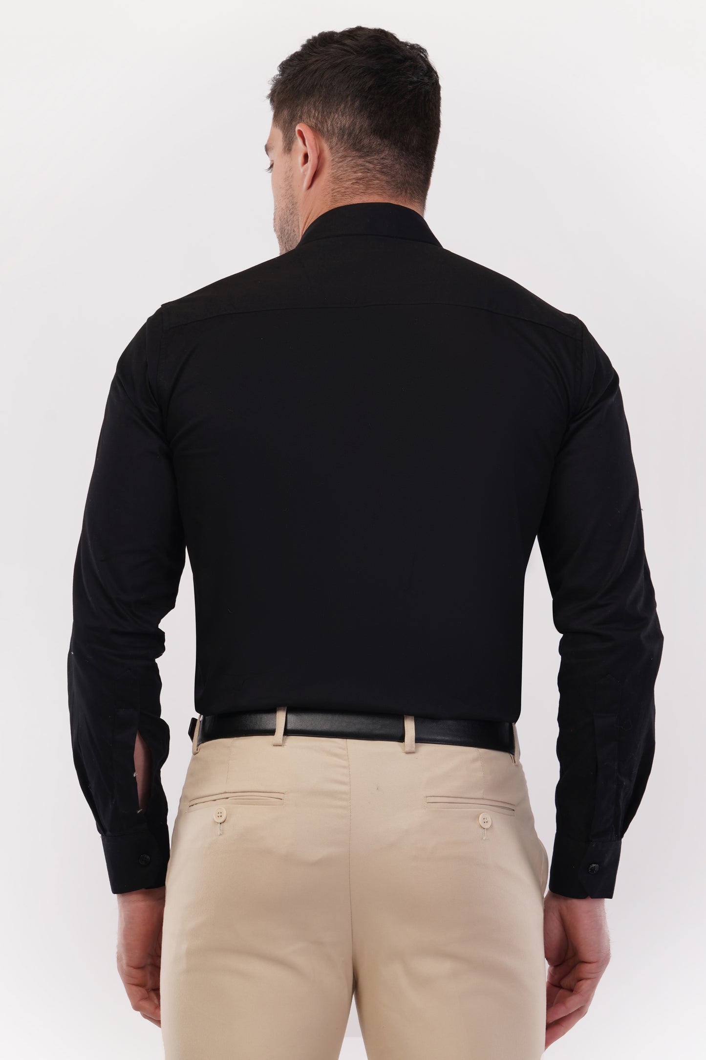 Chinese Black Embroidery Shirt