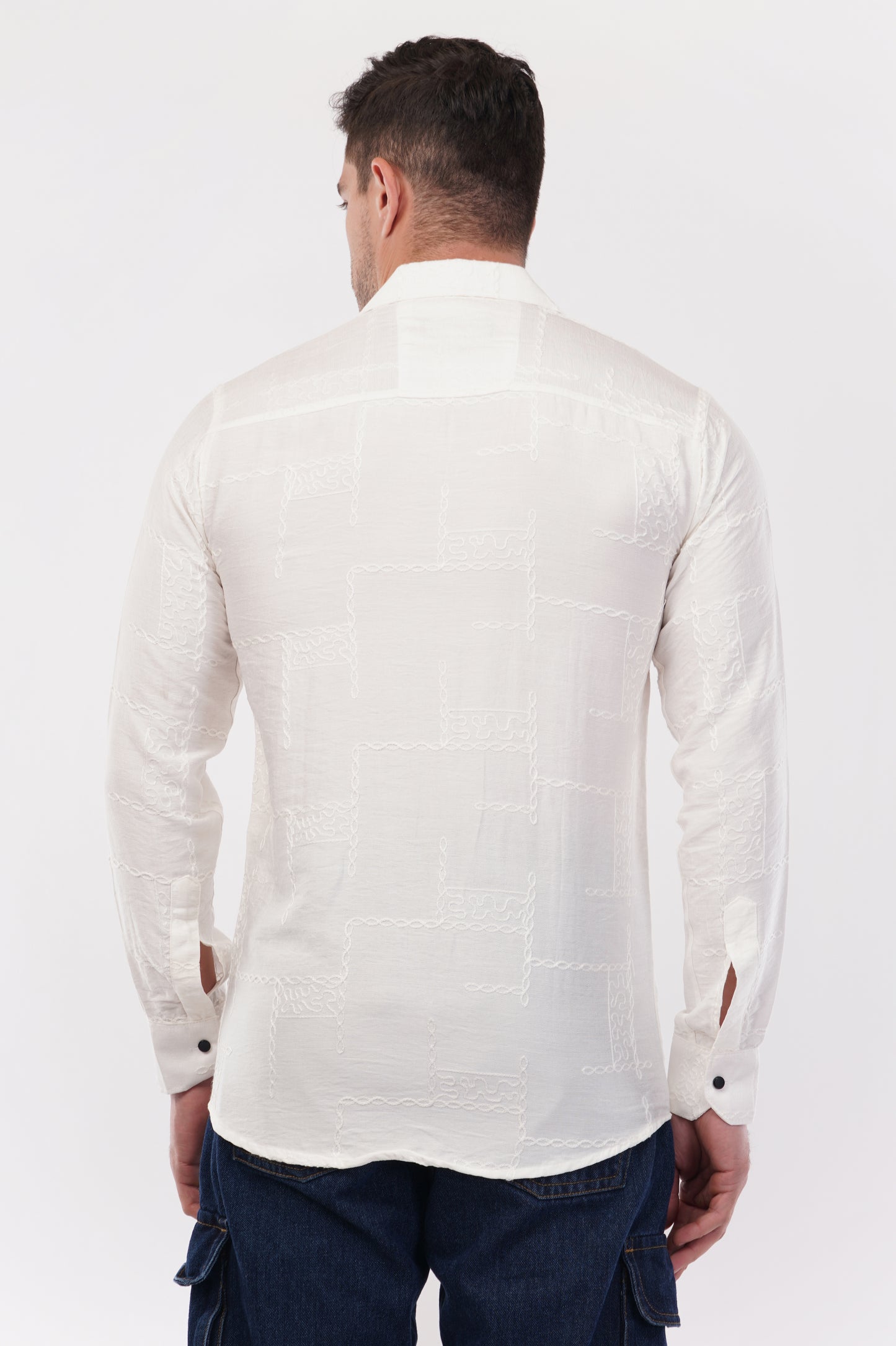 Alyssum White Embroidery Shirt