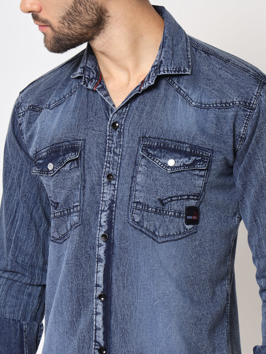 INDIGO DENIM SHIRT
