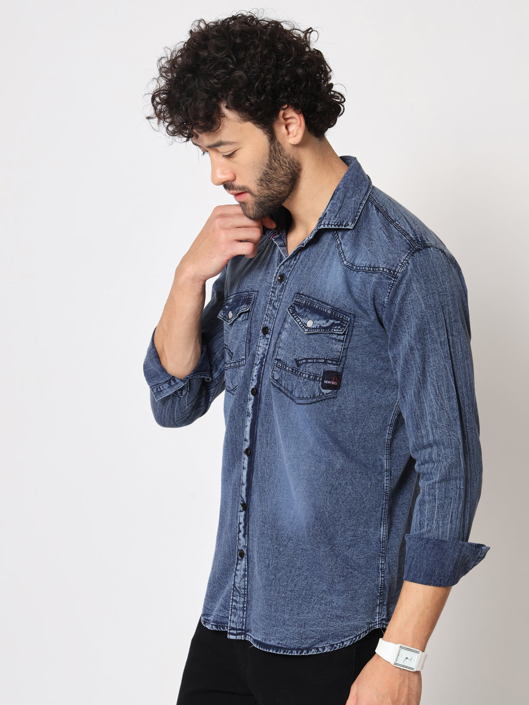 INDIGO DENIM SHIRT