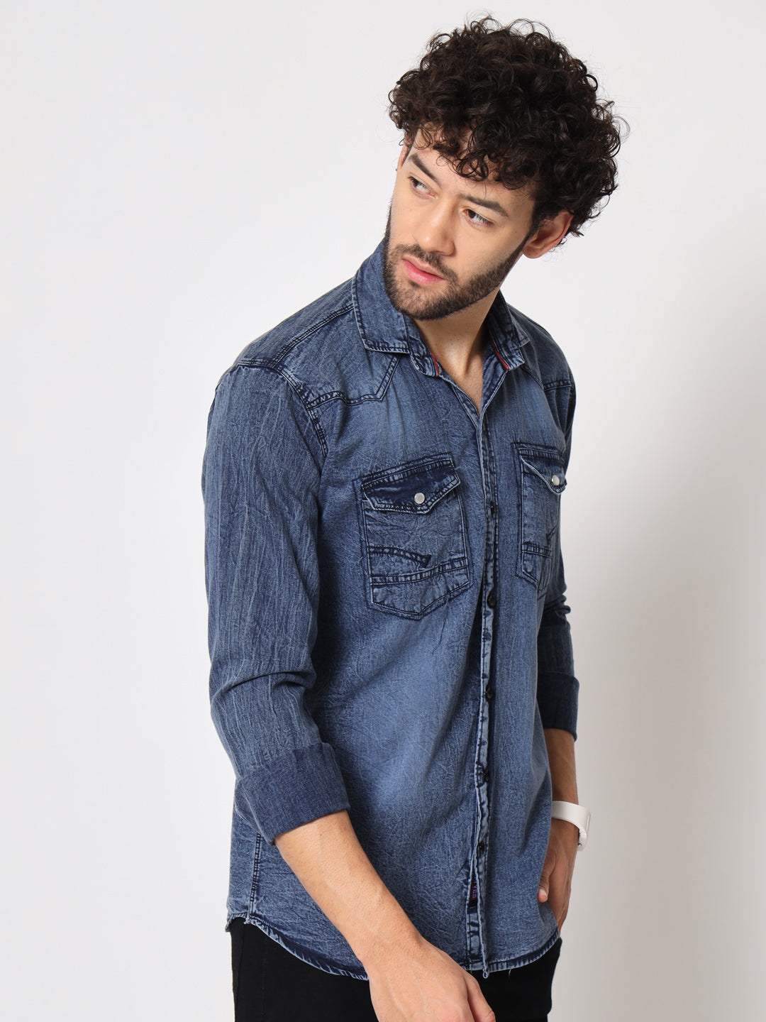 INDIGO DENIM SHIRT