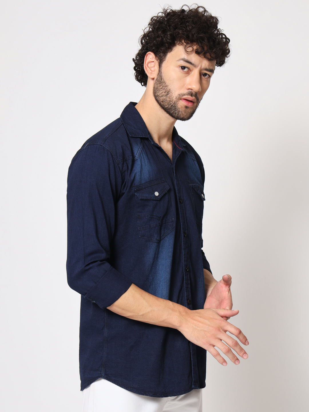 INDIGO DENIM SHIRT