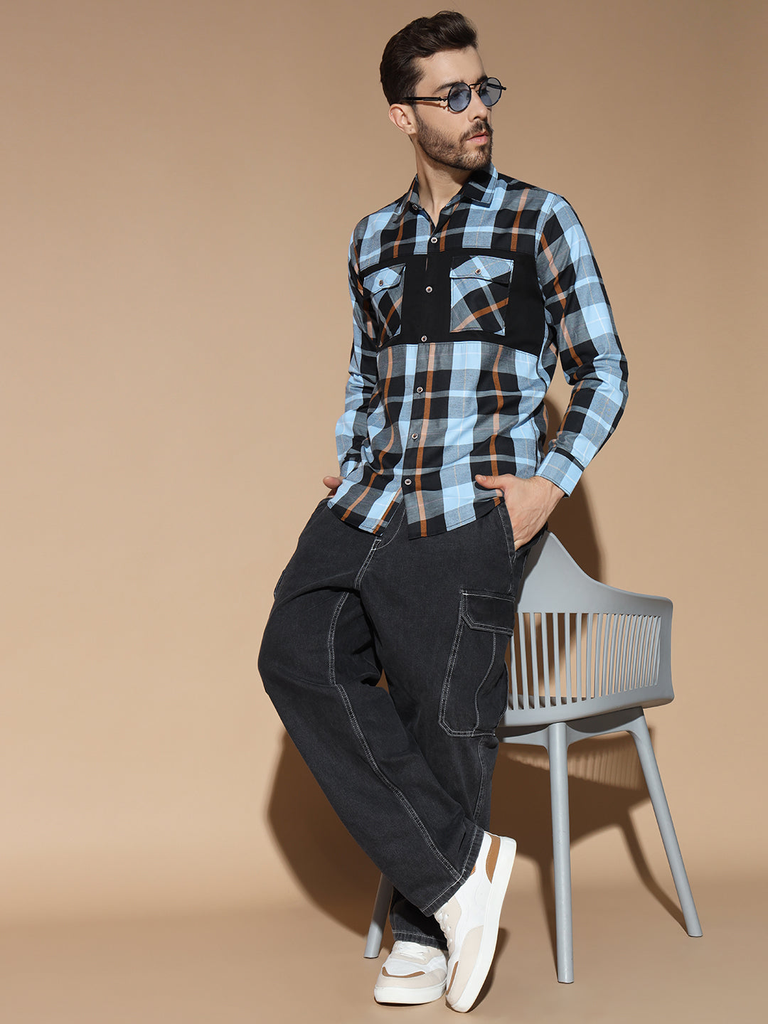 BLUE CHECK SHIRT