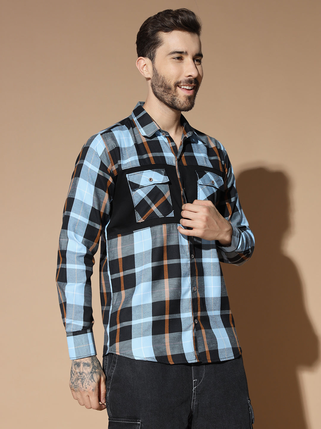 BLUE CHECK SHIRT