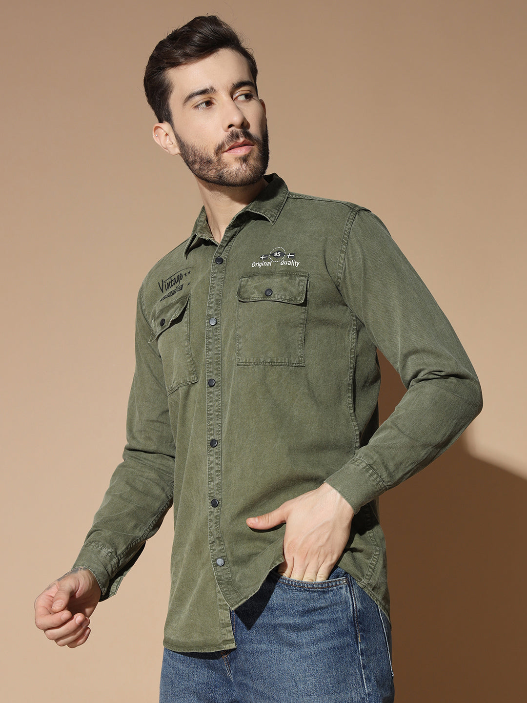 Double Pocket Cotton RFD Shirt