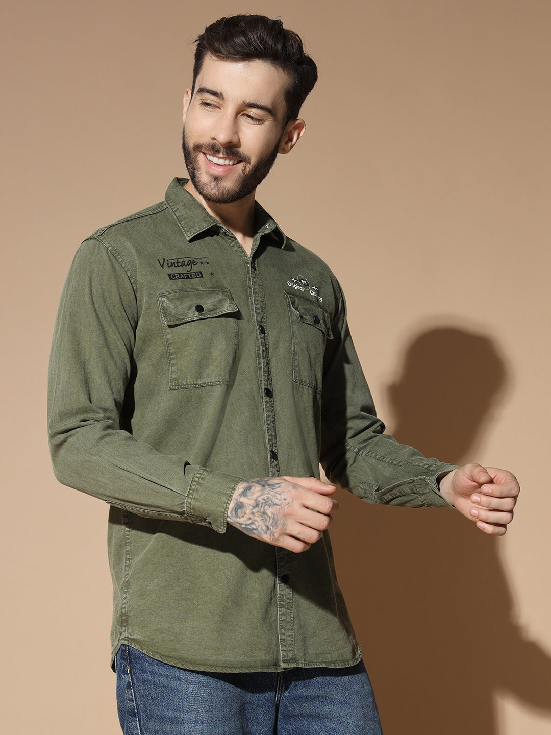 Double Pocket Cotton RFD Shirt