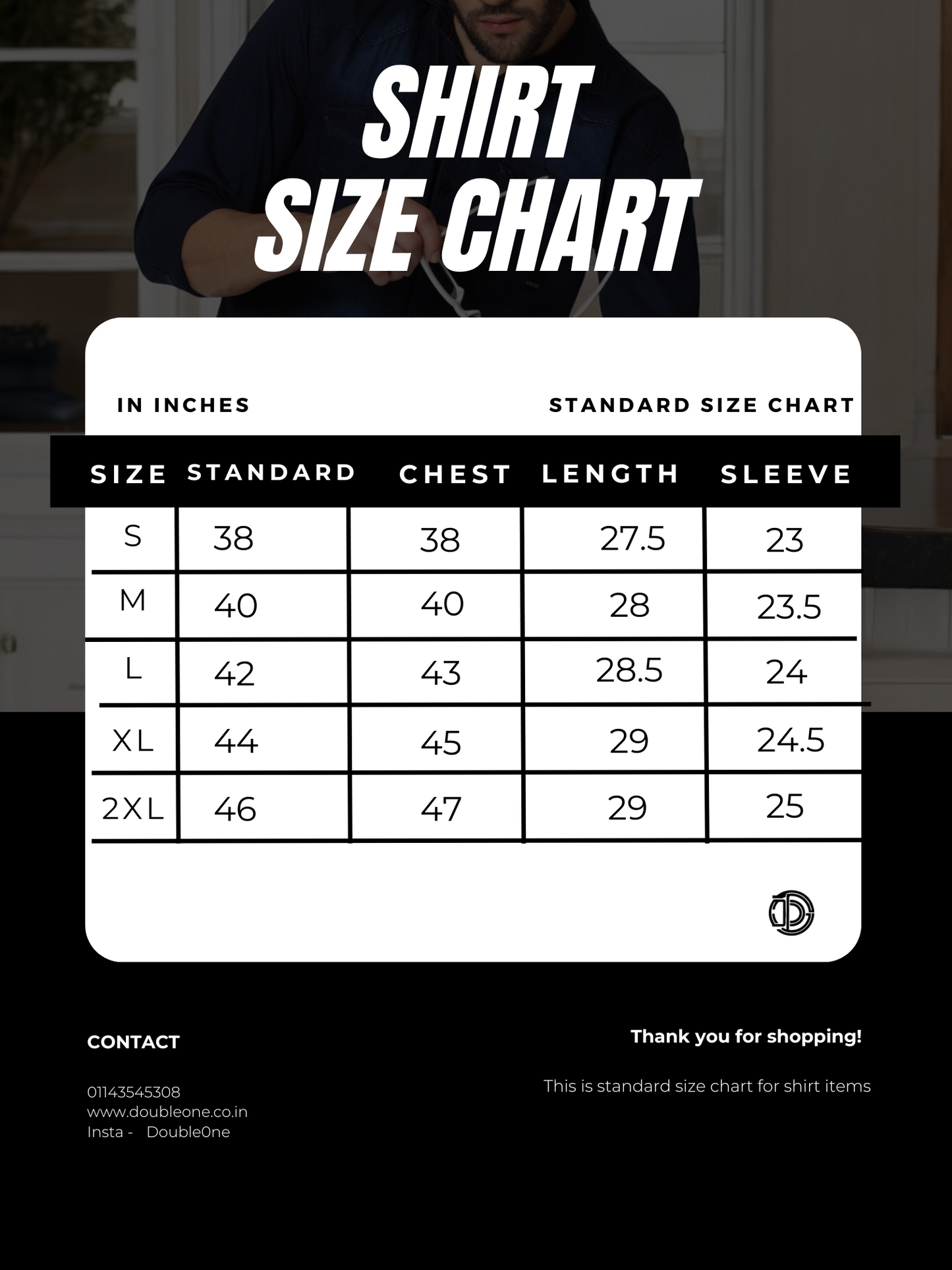 Aswad Black Embroidery Shirt