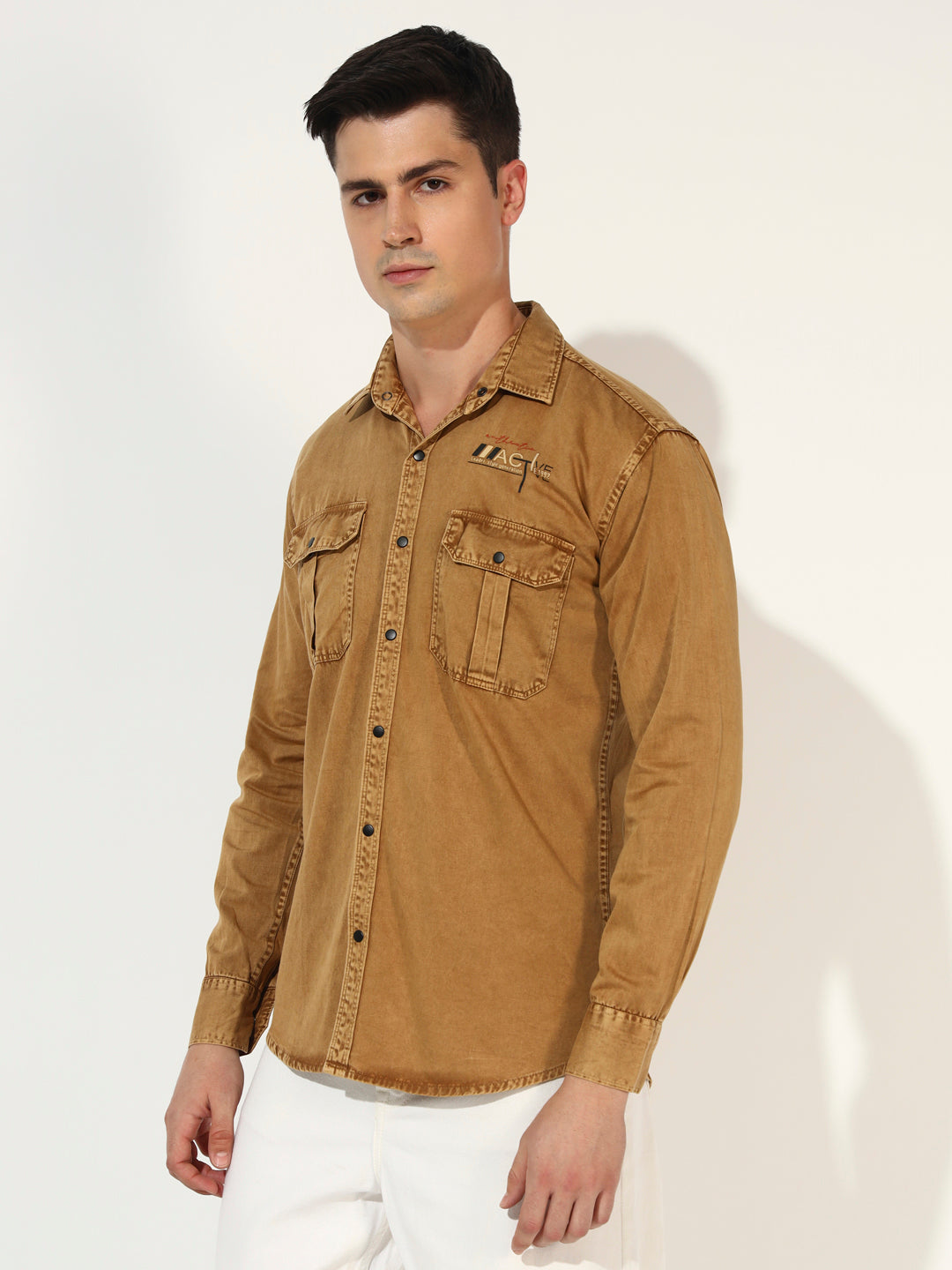 DOUBLE POCKET BACK PRINTED RFD CARGO SHIRT