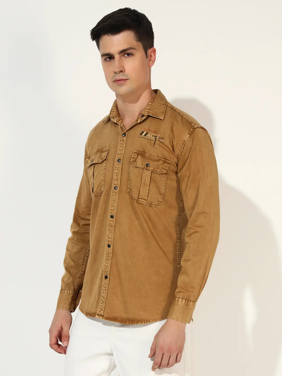 DOUBLE POCKET BACK PRINTED RFD CARGO SHIRT