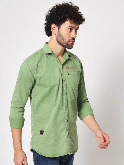 SINGLE POCKET RFD PISTA COLOR SHIRT