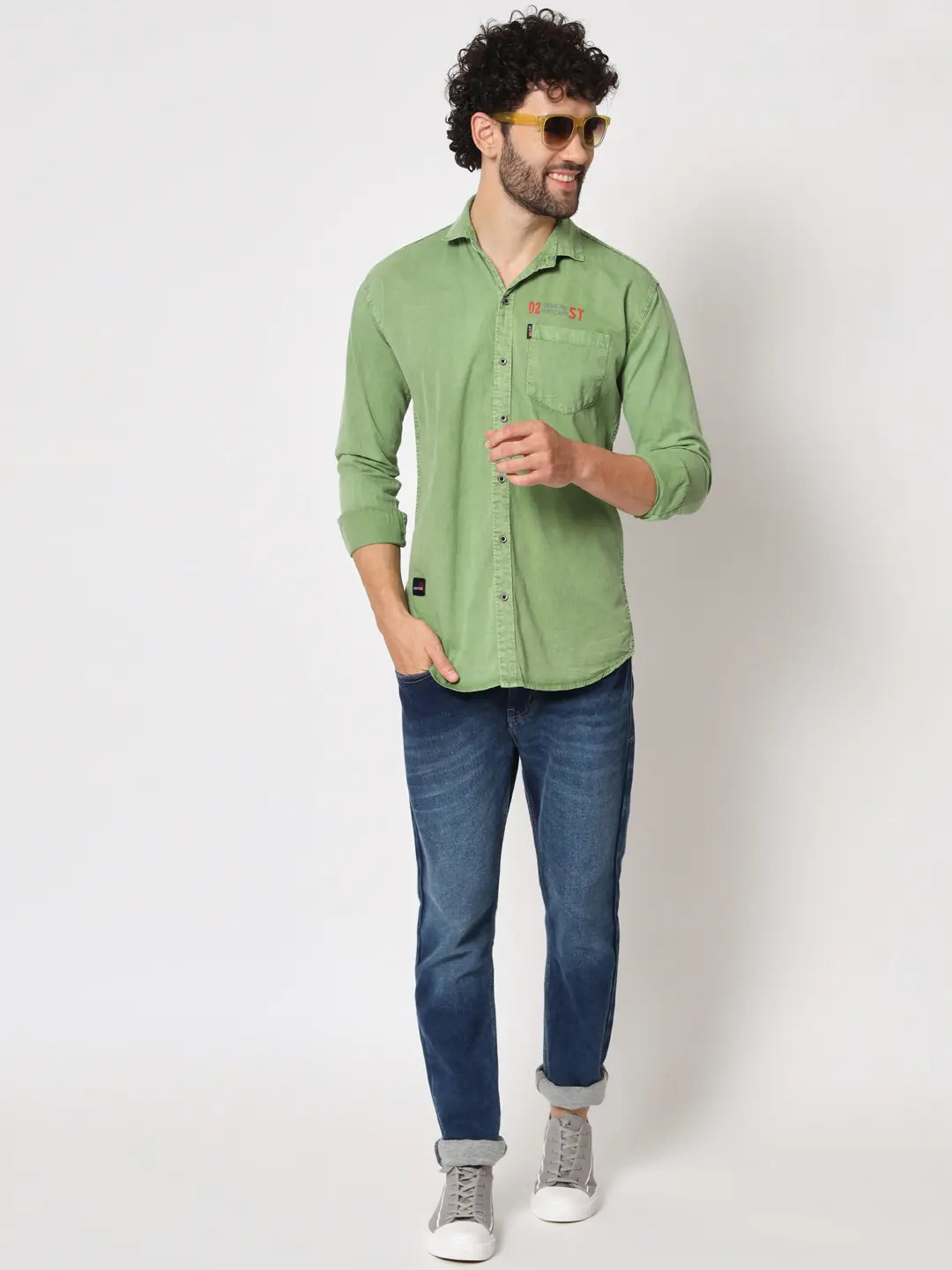 SINGLE POCKET RFD PISTA COLOR SHIRT