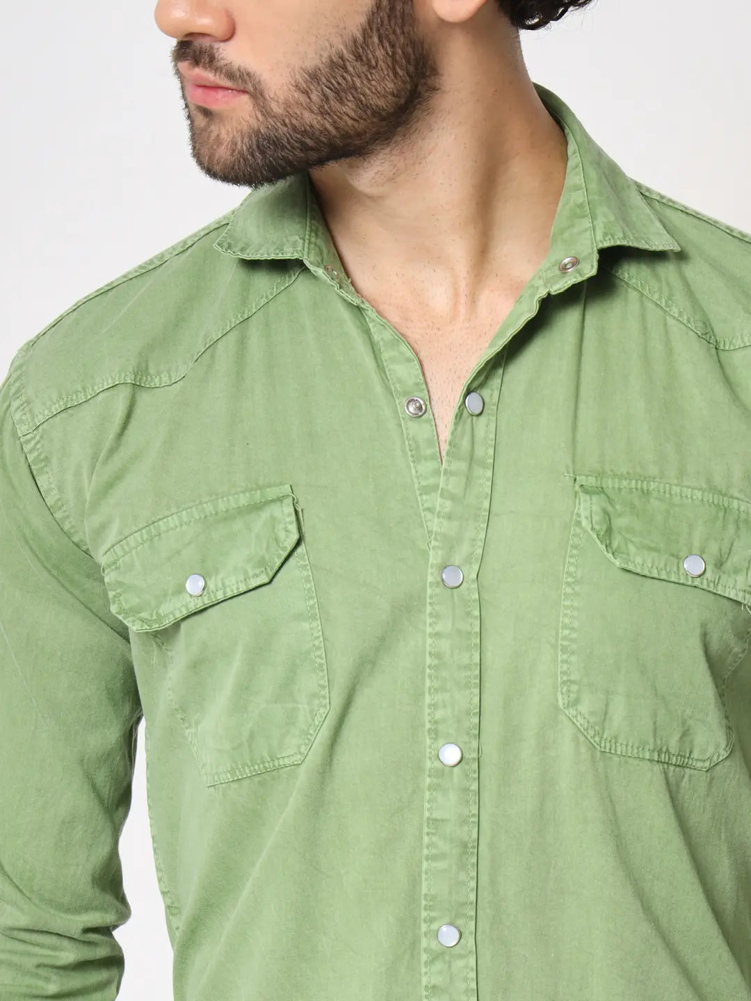 DOUBLE POCKET COTTON RFD PISTA SHIRT