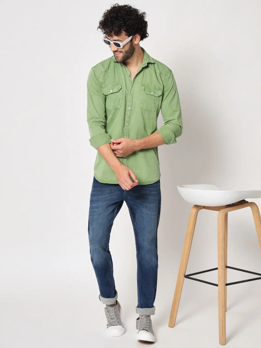 DOUBLE POCKET COTTON RFD PISTA SHIRT