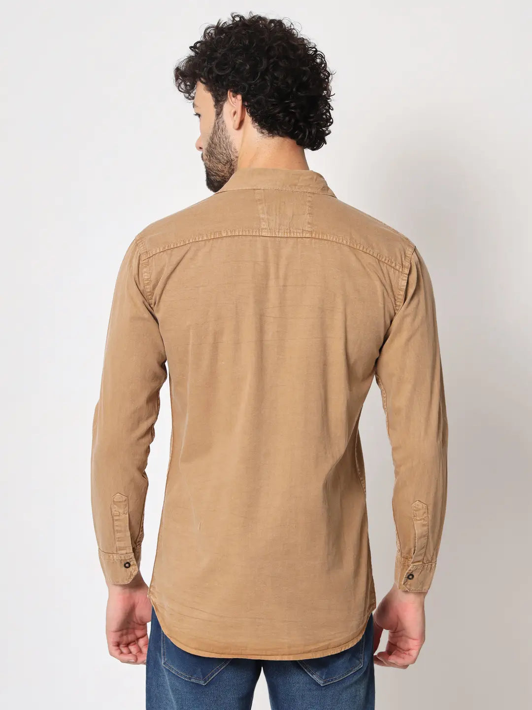 NEW DOUBLE POCKET RFD BROWN SHIRT