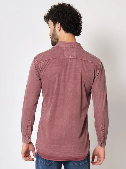 NEW DOUBLE POCKET RFD PURPLE SHIRT