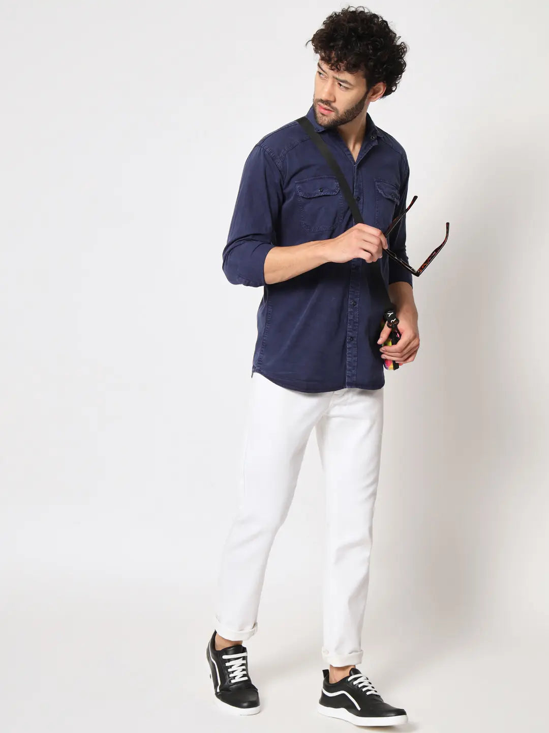 NEW DOUBLE POCKET RFD BLUE SHIRT