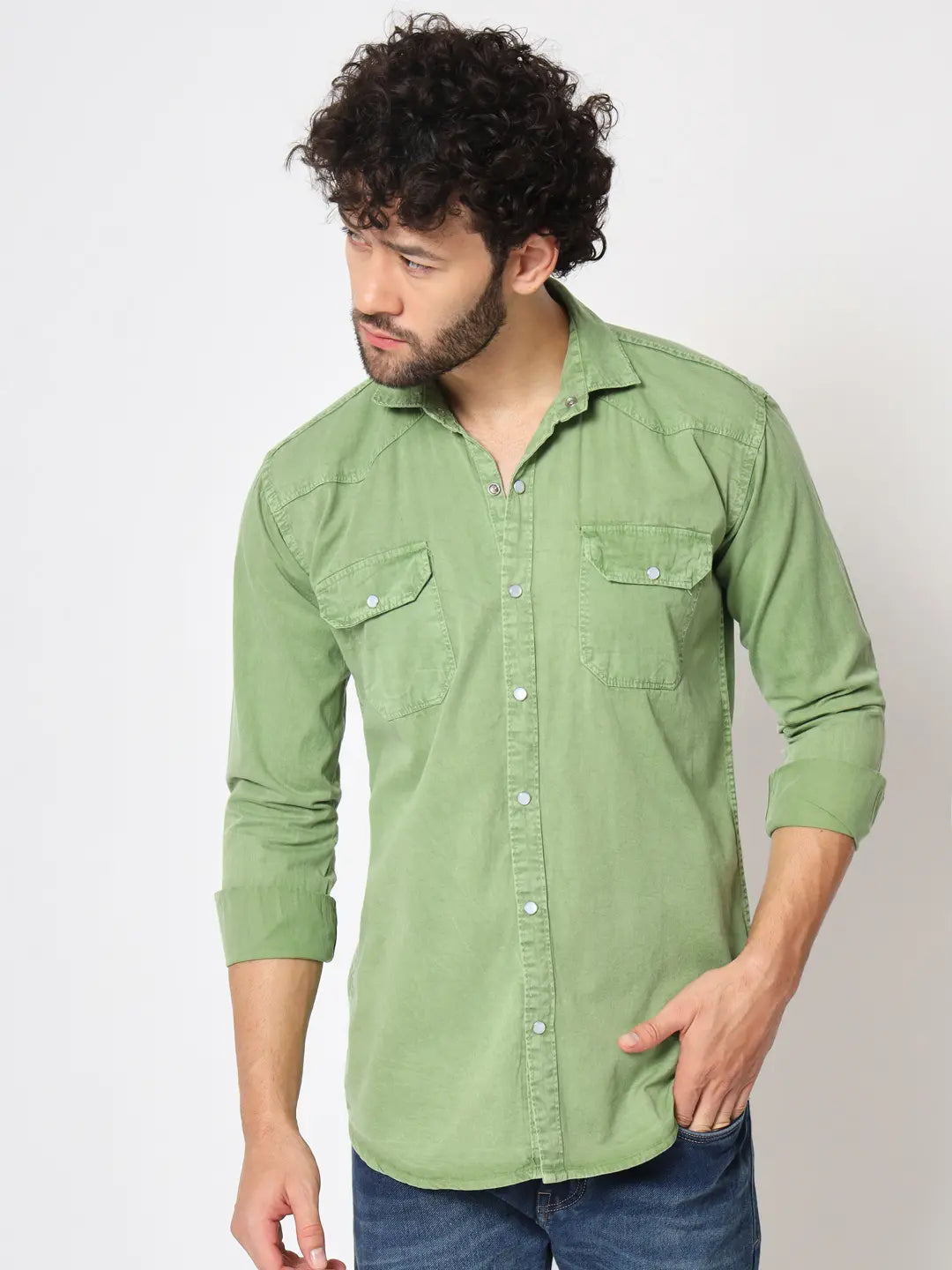DOUBLE POCKET COTTON RFD PISTA SHIRT
