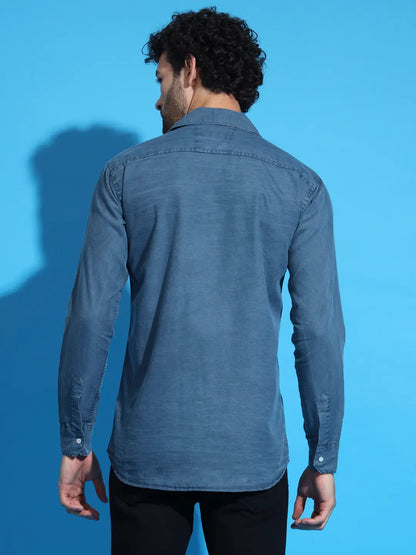 MENS STYLISH DOUBLE POCKET RFD SHIRT