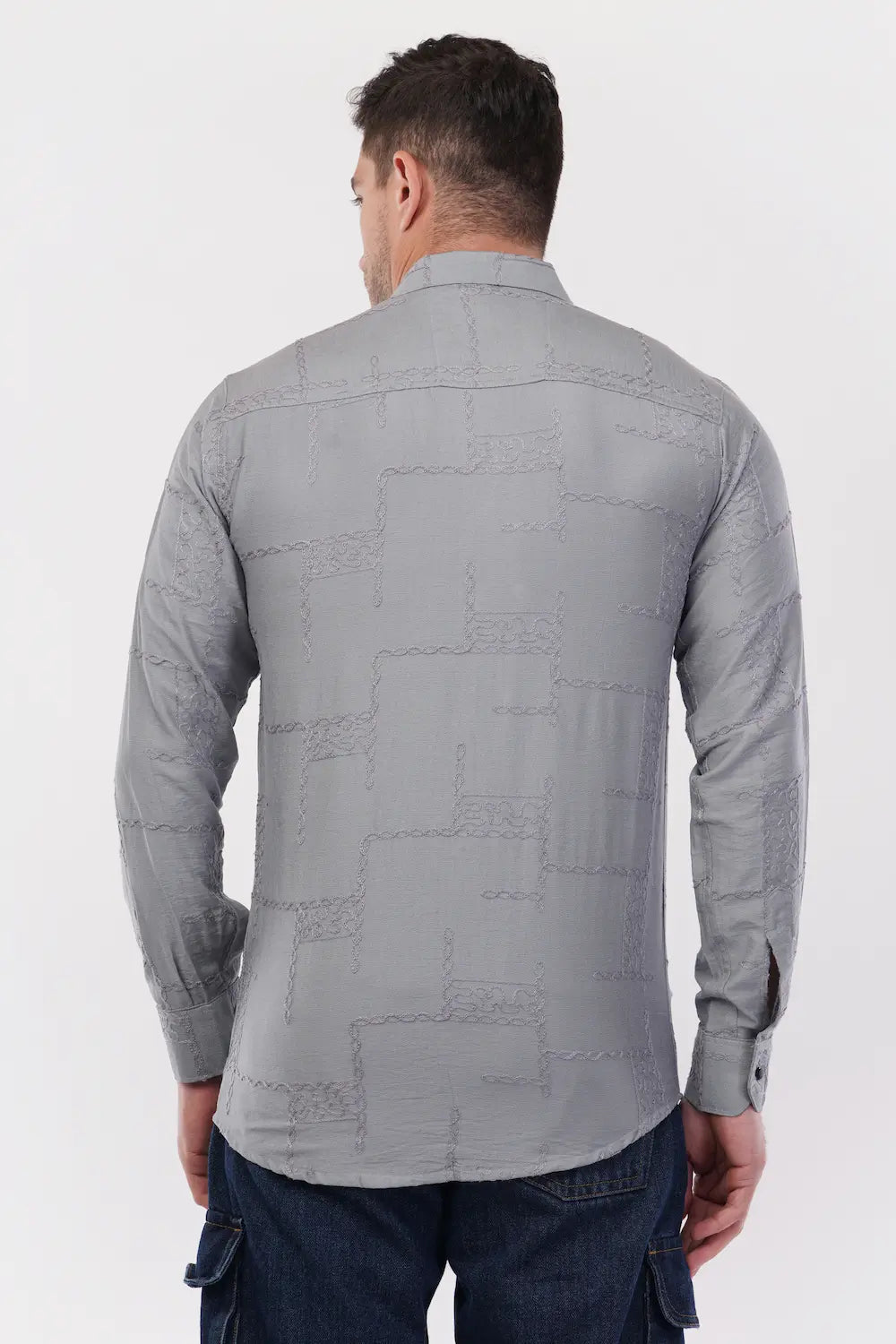 Sconce Silver Embroidery Shirt