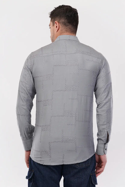 Sconce Silver Embroidery Shirt